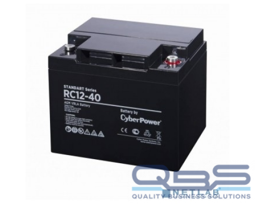 батареи/комплектующие к ИБП CyberPower Аккумулятор RC 12-40 12V/40Ah купить QBS.ru