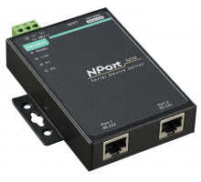 Асинхронный преобразователь serial в  ethernet на -40 - +75c Ethernet сервер последовательных интерфейсов, 2xRS-232, -40...+75С, без адаптера питания
