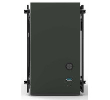 Корпус ZALMAN M2 MINI, MITX, ALUMINIUM, GRAY, WINDOWx2, RISER CARD, 2x3.5