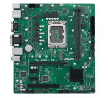 Материнская плата ASUS PRO H610M-C D4-CSM, LGA1700, H610, 2*DDR4, DP, D-Sub, HDMIx1, SATA3 + RAID, Audio, Gb LAN, USB 3.2*6, USB 2.0*6, COM port, mATX; 90MB1A30-M0EAYC