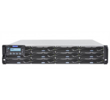 Система хранения данных EonStor DS 3000U 2U/12bay,single controller subsystem 1x12Gb/s SAS EXP. ports,4x1G iSCSI ports +2x host board slot(s), 1x4GB, 2x(PSU+FAN Module),12xdrive trays,1xRackmountKit (ESDS 3012GU-C)