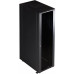 Шкаф 19 Business, 42U 800x1200, черный, передняя дверь стекло, задняя дверь распашная металл купить QBS.ru