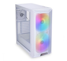 Корпус LIAN LI Lancool 215 Snow White, Medium Case: E-ATX (width: under 280mm), ATX, M-ATX, ITX, 2xUSB 3.0, 1xAudio, Included Fans: 2x200mm 800RPM ARGB, 1x120mm 1100 RPM