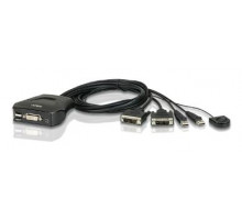 Kvm переключатель 2 PORT USB DVI KVM SWITCH.