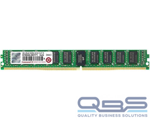 Модуль памяти DDR4 8GB Transcend TS1GHR72V1HL PC4-17000 2133MHz CL15 1.2V ECC Reg VLP RTL купить QBS.ru