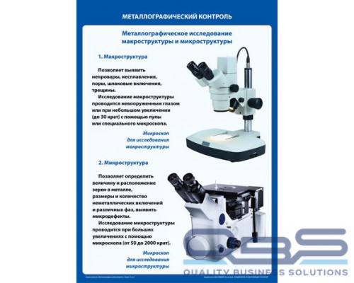 Плакаты по металлографии НТЦ Эксперт купить QBS.ru
