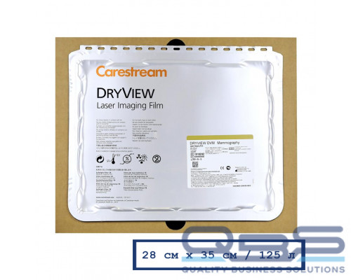 Маммографическая пленка KODAK (Carestream) DryView DVM 28х35 (125 л.) купить QBS.ru