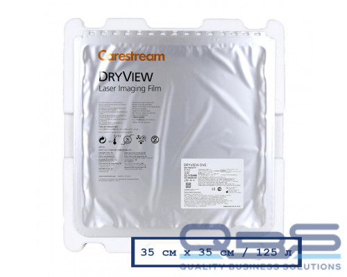 Термографическая рентгеновская пленка KODAK (Carestream) DryView DVE 35х35 (125 л.) купить QBS.ru