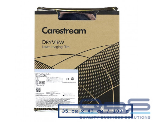 Термографическая рентгеновская пленка KODAK (Carestream) DryView DVB+ 35х43 (100 л.) купить QBS.ru