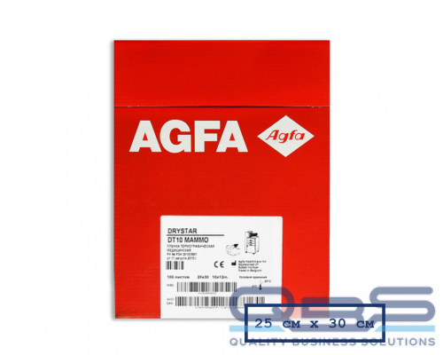 Маммографическая пленка AGFA DRYSTAR DT 10 Mammo 25х30 купить QBS.ru