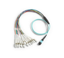 Fluke Networks BKC-MPO-ULC, отводящий шнур - разветвитель 1 м для разъема MM MPO Unpinned LC