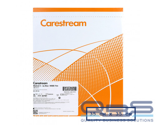 Синечувствительная рентгеновская пленка KODAK (Carestream) MXBE 35х35 купить QBS.ru