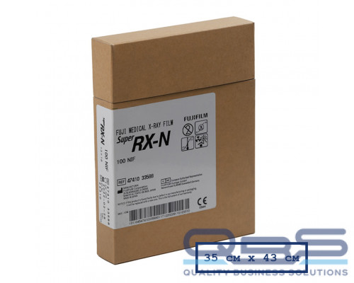 Синечувствительная рентгеновская пленка FUJIFILM Super RX-N 35х43 купить QBS.ru