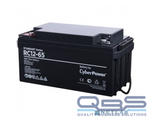 батареи/комплектующие к ИБП CyberPower Аккумулятор RC 12-65 12V/65Ah купить QBS.ru