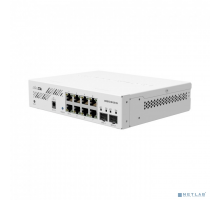 Сетевое оборудование MikroTik CSS610-8G-2S+IN Cloud Smart Switch Коммутатор 8x1Gbit, 2SFP+, настольный корпус