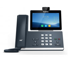  YEALINK SIP-T58W with camera, видеотерминал, Android, WiFi, Bluetooth, GigE, CAM50, без БП, шт
