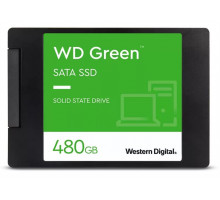 Твердотельный накопитель Western Digital SSD Green 480Gb SATA-III 2,5”/7мм 3D NAND WDS480G2G0A, 1 year