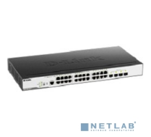 Сетевое оборудование D-Link DGS-3000-28LP/B1A Управляемый L2 коммутатор с 24 портами 10/100/1000Base-T и 4 портами 1000Base-X SFP (24 порта PoE 802.3af/at, PoE-бюджет 193 Вт)