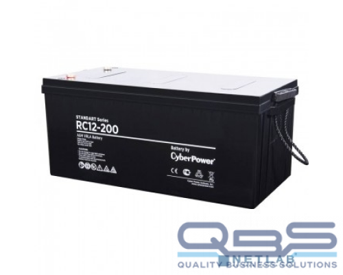 батареи/комплектующие к ИБП CyberPower Аккумулятор RC 12-200 12V/200Ah купить QBS.ru