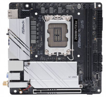 Материнская плата ASROCK Z690M-ITX/AX, LGA1700, Z690, 2*DDR4, HDMI+DP, 4xSATA3 6.0, M.2 Socket, RAID, 4xUSB 3.2, Type-C, 2xUSB2.0, mITX; 90-MXBHY0-A0UAYZ
