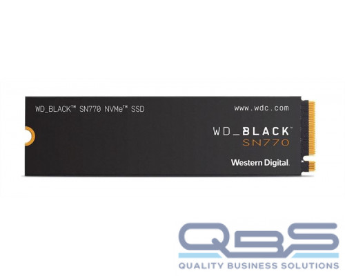 Твердотельный накопитель Western Digital SSD Black SN770 500Gb M2.2280 PCIe 4.0 WDS500G3X0E, 1 year купить QBS.ru