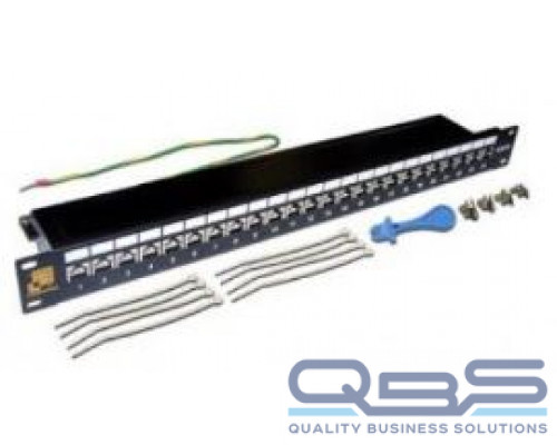 Патч-панель LANMASTER 24 порта, STP, кат.6A, 1U купить QBS.ru