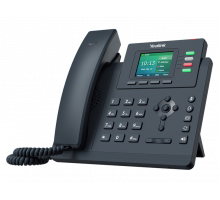 Ip телефон YEALINK SIP-T33G,  4 аккаунта, цветной экран, PoE, GigE, шт. БП в комплекте