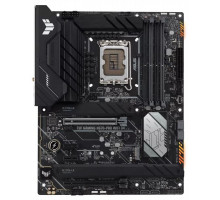Материнская плата ASUS TUF GAMING H670-PRO WIFI D4, LGA1700, H670, 4*DDR4,  HDMI+DP, CrossFireX, SATA3 + RAID, Audio, Gb LAN, USB 3.2*6, USB 2.0*4, COM*1 header (w/o cable), ATX ; 90MB1900-M0EAY0