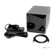 Дисковый массив ASUSTOR AS3304T 4-Bay NAS/MPl/Cel 1.4GHz Quad Core/2GBDDR4/noHDD,LFF(HDD,SSD),/1x1GbE(LAN)/3xUSB3.2; 90IX01L0-BW3S00 