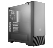 Корпус Cooler Master Elite 500, 2xUSB3.2, 1x120Fan, w/o PSU, Black, w/o ODD, Window TG left panel, ATX