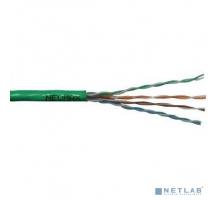 Витая пара Кабель NEOMAX NM710021 U/UTP cat.5e 4x2x0.52, 24 AWG, Медь, внутренний, PVCLS нг(А)-LSLTx, 305м, зеленый
