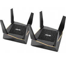 Роутер ASUS RT-AX92U(2-PK) //2 access point, 802.11ax, 400 + 867+ 4804 Mbps, 2,4 + 5 gGz, ; 90IG04P0-MU2020