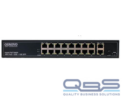 Коммутатор PoE OSNOVO SW-61621(300W) купить QBS.ru