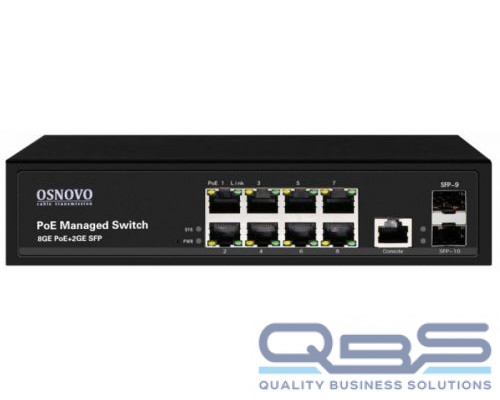 Коммутатор PoE OSNOVO SW-80802/L(150W) купить QBS.ru