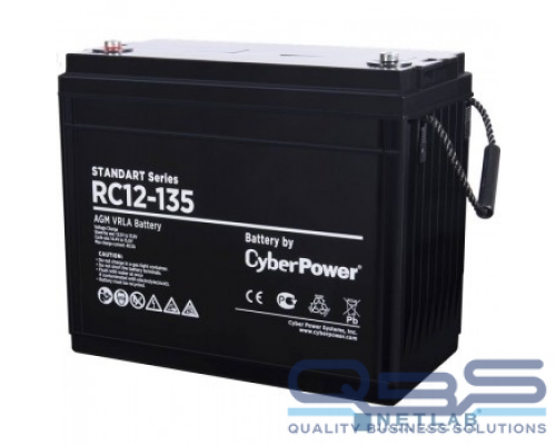 батареи/комплектующие к ИБП CyberPower Аккумулятор RC 12-135 12V/135Ah купить QBS.ru