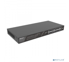 Сетевое оборудование Ruiji Reyee RG-ES118S-LP 16-Port 100Mbps + 2 Gigabit RJ45/SFP combo Ports, 16 of the ports support PoE/PoE+ power supply. Max PoE power budget is 120W, unmanaged switch