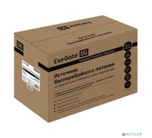 ИБП Exegate EX292802RUS ИБП ExeGate SpecialPro UNB-1600.LED.AVR.2SH.3C13.USB <1600VA/950W, LED, AVR, 2*Schuko+3*C13, USB,съемн.кабель, металлический корпус, Black>