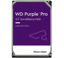 Жесткий диск Western Digital HDD SATA-III  12Tb Purple Pro WD121PURP, 7200 rpm, 256MB buffer (DV&NVR + AI), 1 year