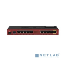 Сетевое оборудование MikroTik RB2011UiAS-IN Маршрутизатор для помещений: 10 Ethernet (5 Gigabit), 1 SFP, 128 МБ RAM, сенсорный дисплей и раздача PoE-питания