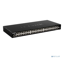 Сетевое оборудование D-Link DGS-1520-52/A1A Управляемый L3 стекируемый коммутатор с 48 портами 10/100/1000Base-T, 2 портами 10GBase-T и 2 портами 10GBase-X SFP+