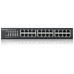 Коммутатор Zyxel GS1100-24E, 24xGE, rack 19, бесшумный купить QBS.ru