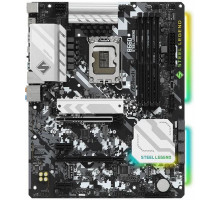 Материнская плата ASROCK B660 STEEL LEGEND, LGA1700, B660, 4*DDR4, DP+HDMI, 6xSATA3 6.0 (RAID), M.2 Socket, 4xUSB 3.2,  Type-C, 2xUSB 2.0, ATX; 90-MXBH20-A0UAYZ