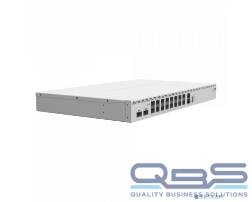 Сетевое оборудование Mikrotik CRS518-16XS-2XQ-RM Коммутатор 16*SFP28(25Gbit), 2QSFP28(100gbit) купить QBS.ru