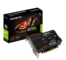Видеокарта GIGABYTE GTX1050Ti D5 4GB//GTX1050Ti, DVI, HDMI, DP, 4G,D5