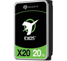 Жесткий диск HDD SAS Seagate 20Tb, ST20000NM002D, Exos X20, 7200 rpm, 256Mb buffer 512e/4KN, 1 year