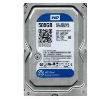 Жесткий диск Western Digital HDD SATA-III   500Gb Blue WD5000AZLX, 7200 rpm,  32Mb buffer, 1 year