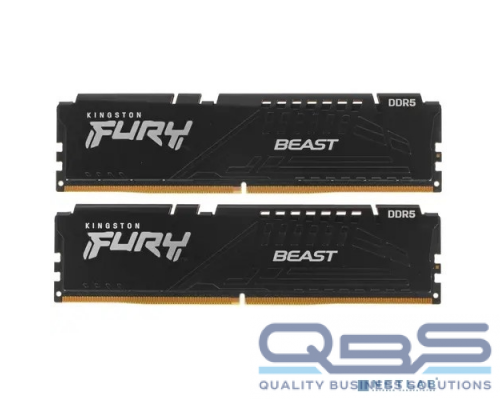 Модуль памяти Kingston DDR5 64GB Kit (2x32Gb) 5200 MT/s CL40 KF552C40BBK2-64 купить QBS.ru