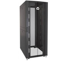 Коммуникационный шкаф Vertiv Rack 42U 1998mm H x 800mmW x 1215mm D with 77% Perforated Locking Front Door, 77% Perforated Split Locking Rear Doors, Color RAL 7021 Black gray