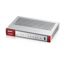 Маршрутизатор Межсетевой экран Zyxel USG20-VPN, 2xWAN GE (RJ-45 и SPF), 4xLAN/DMZ GE, USB3.0, NebulaFlex