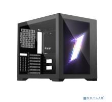 Корпус 1STPLAYER STEAM PUNK SP7 EMOTION VIEW Black / ATX, LCD display, TG, USB-C / SP7-EV-BK